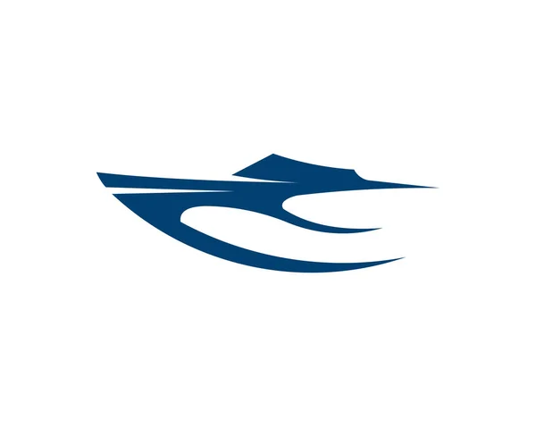 Segelbåt Vektor Logotypen Varumärkesidentitet För Båtliv Företag — Stock vektor