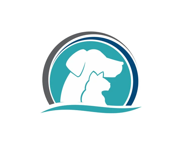 Evcil hayvan vektör Logo şablonu bu logo logo evde beslenen hayvan dükkan, evde beslenen hayvan kliniği veya başkalarının olarak kullanmak olabilir
