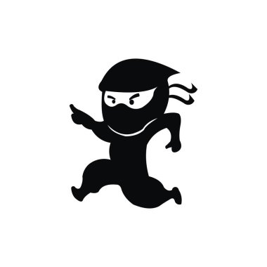 Ninja Samurai savaşçı savaşçı karakter karikatür savaş sanatı silah Shuriken