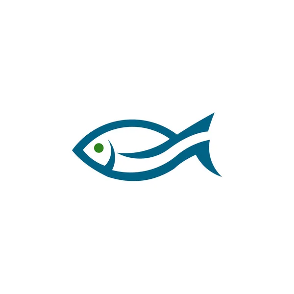 Логотип Концепції Ферми Шаблон Фермою Рибою Етикетка Натуральної Сільськогосподарської Продукції — стоковий вектор