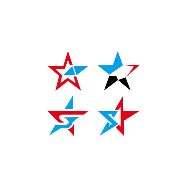 Star Inspiration Logo Template Vector Icon Illustration Design — Stock Vector