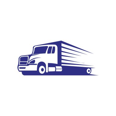 Kamyon römork Logo ulaşım - ilham vektör van