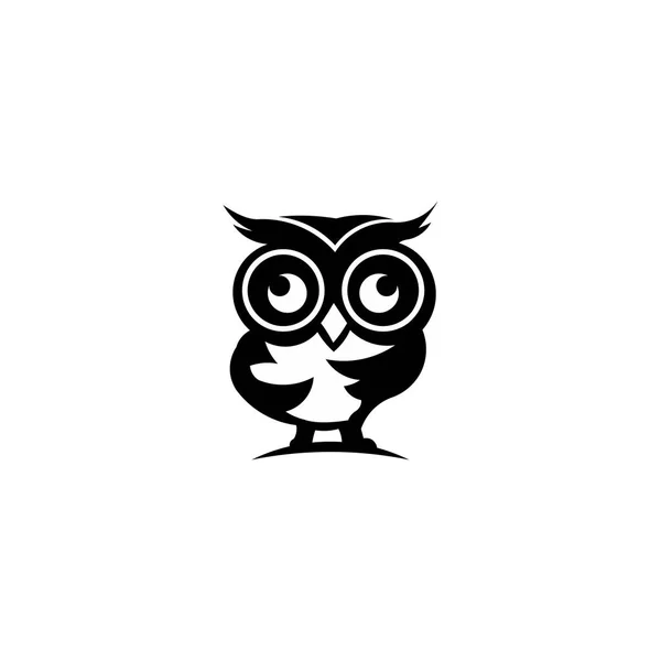 Cartoon Owl Sunglasses Inspiration Owl Vector — Stock Vector