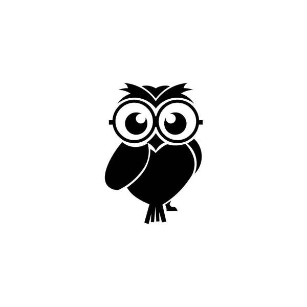 Cartoon Owl Sunglasses Inspiration Owl Vector — Stock Vector