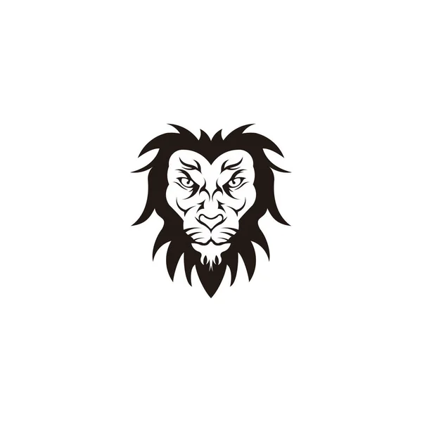 Tête Lion Inspiration Logo Vectoriel Fierté Force Symbole Concept Puissance — Image vectorielle