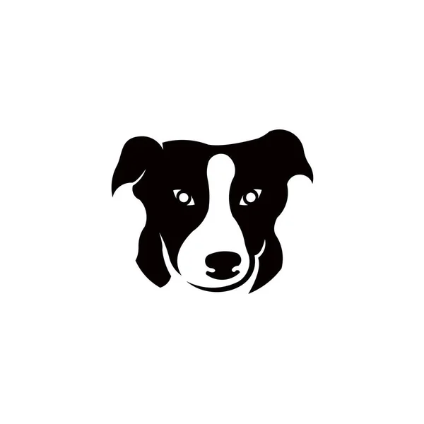 Vector Cabeza Perro Labrador Retriever Mascotas Animales — Vector de stock