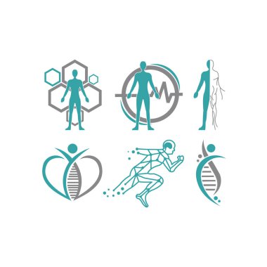 Sağlıklı omurga. Chiropractic, spor, Masaj ve diğer sağlık bakım industry.body bakım logosu kullanılabilir