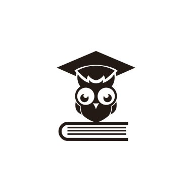  Bilgelik kavramı, baykuş ile mezuniyet kap ilham logo kitap