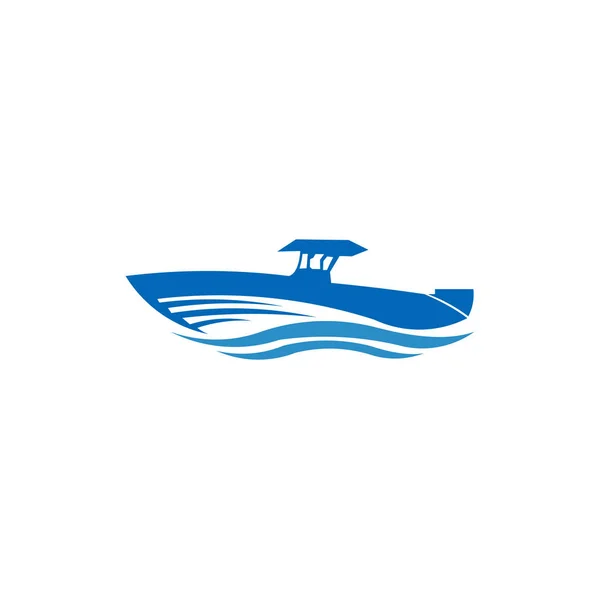 Voilier Bateau Mer Inspiration Logo Vecteur — Image vectorielle