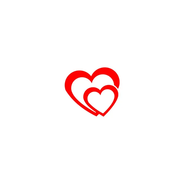 Línea Del Corazón Icono Simple Signo Vector Contorno Pictograma Estilo — Vector de stock