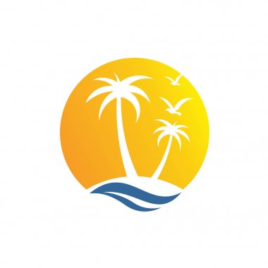 ilham Yaz tatil sezonu, Tropikal egzotik plaj günbatımı okyanus denizi 