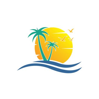 ilham Yaz tatil sezonu, Tropikal egzotik plaj günbatımı okyanus denizi 