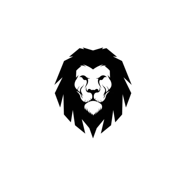 Lejonhuvud Logotyp För Vektormall Inspiration Logo Lejon Huvud Djur — Stock vektor