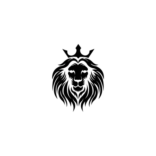 向量模板的标识类型 灵感标志狮子头动物 — 图库矢量图片