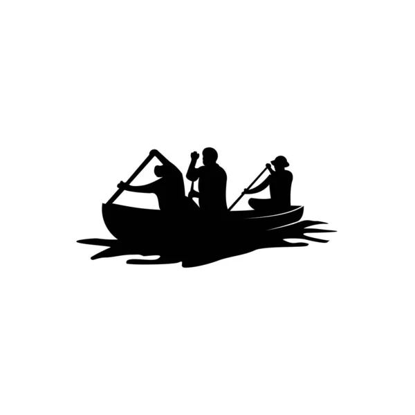 Zeilen Cruise Schip Zeilboot Logo Template Vector Pictogram Illustratie Ontwerp — Stockvector