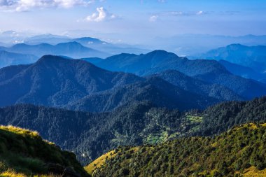 Khaliya Top'tan görünüm - Himalayalar, Khaliya Top, Munsiyari, Uttarakhand, Hindistan Manzarası -