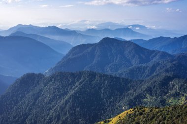 Khaliya Top'tan görünüm - Himalayalar, Khaliya Top, Munsiyari, Uttarakhand, Hindistan Manzarası -