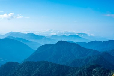 Khaliya Top'tan görünüm - Himalayalar, Khaliya Top, Munsiyari, Uttarakhand, Hindistan Manzarası -