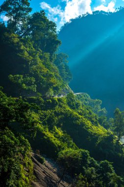 Manzara Jauljibi - Hindistan Nepal Sınır, Uttarakhand