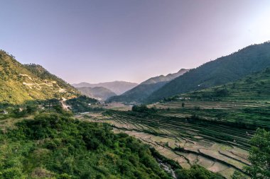Himalayalar'daki Basamaklar - Uttarakashi, Uttarakhand, Hindistan -