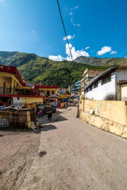 Dharchula, Uttrakhand, hindistan - 26 Eylül 2018 : Uttrakhand'deki Dharchula Kasabası, Indo-Nepal Sınırında-