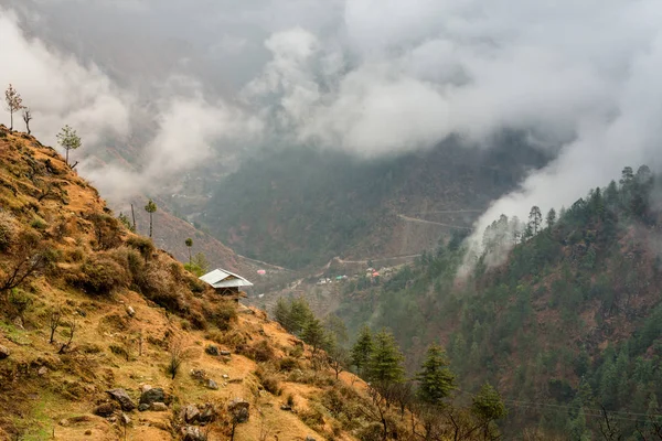 Foto de Campo en el Himalaya - Agricultura en las montañas —  Fotos de Stock