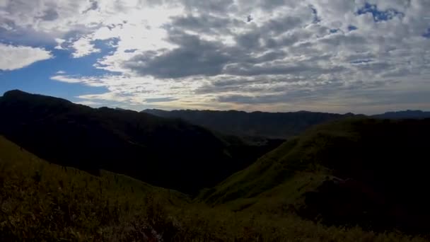 Eerste Zicht Dzukou Valley — Stockvideo