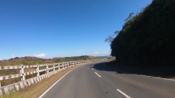 Příjezdová Cesta Horách Meghalaya — Stock video