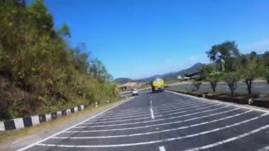 Hindistan, Meghalaya 'da zaman aşımı yolu.
