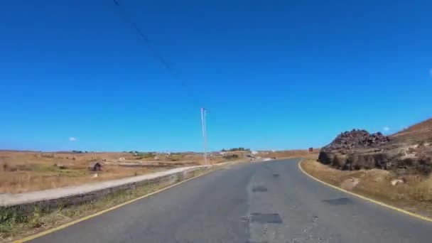 Road Driveway Timelapse Meghalaya — Vídeo de Stock