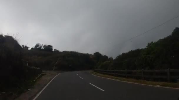 Road Driveway Timelapse Meghalaya — Vídeo de Stock