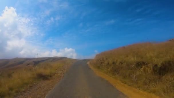 Road Driveway Timelapse Meghalaya — Vídeo de Stock