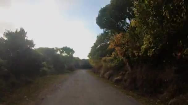 Közúti Kocsifelhajtó Timelapse Meghalayában — Stock videók