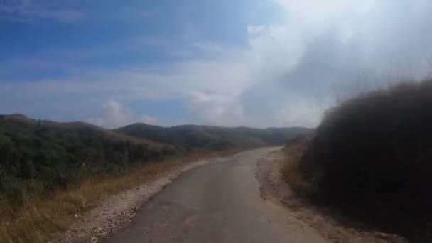 Road Driveway Timelapse Meghalaya — Stock Video