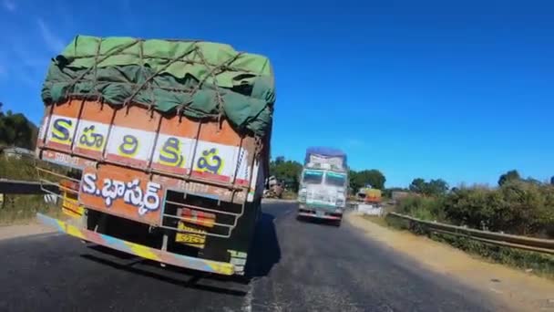 India Útja Timelapse Meghalaya — Stock videók