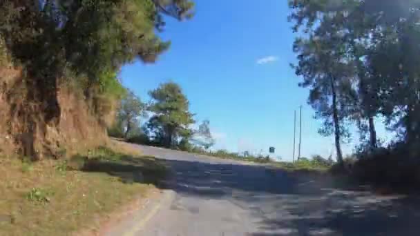 Road Driveway Timelapse Meghalaya Inde — Video
