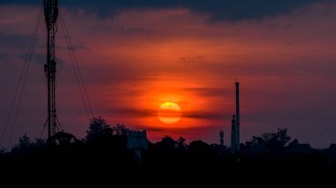 Sihirli gökyüzü ve bulutlar