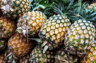 Meyve içinde belgili tanımlık çarşı: avokado, magos, guavas, ananas, rambutan, Güneydoğu Asya tropik..... lichi