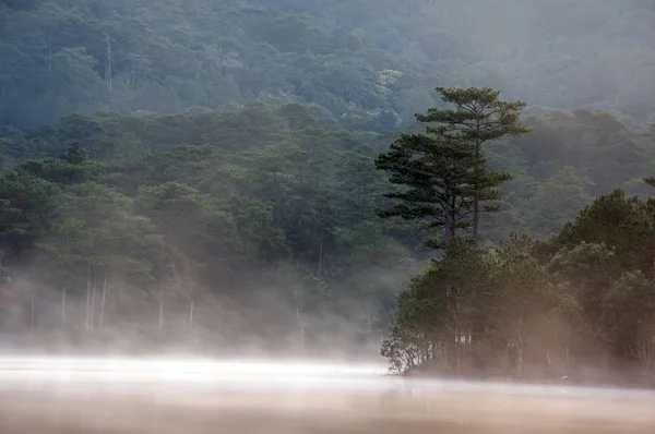 Melhor Paisagem Lago Planalto Cidade Amanhecer Nascer Sol Pôr Sol — Fotografia de Stock