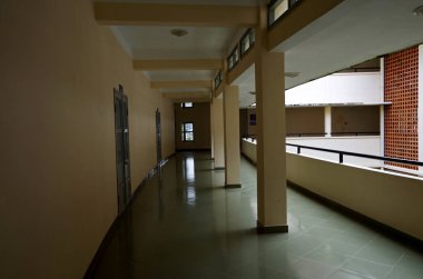 koridor derin, merdiven ve eşsiz mimarisi