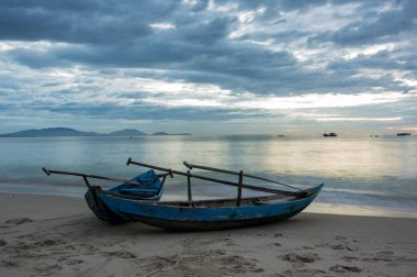 Balıkçı tekneleri için tasarım, arka plan kullanılan Beach, en iyi görüntü