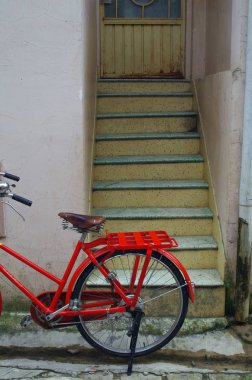 Vintage bisiklet, scooter için düğün fikirler