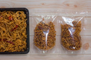 Kurutulmuş tavuk eti el yapımı. Resim reklam, tasarım, pazarlama... için kullanın taze gıda ev yapımı