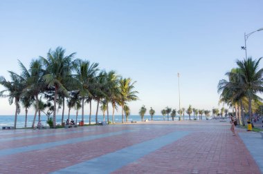 Danang city, Vietnam, güzel Körfezi. Bu konaklama güzel, harika. Seyahat, turizm, reklam, tasarım resimleri kullanma...