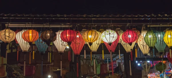 Lanternas Artes Plásticas Artesanato Hoi Old Town Vietnã Esta Região — Fotografia de Stock