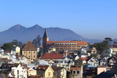 Dalat city, vietnam, baskı, reklam, büyük görüntülerde mimarisini seyahat dergi ve daha fazla 