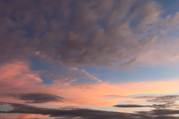 Fundo Com Magia Céu Nuvens Pôr Sol — Fotografia de Stock