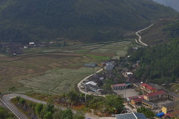 Upptäck Stora Berg Med Terrasser Klippor Och Liv Giang Provinsen — Stockfoto