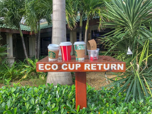 Aruba Meydanı 2019 Plastik Kupa plastik kirliliğiyle savaşmak için geri döndü