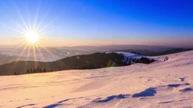 Dağı kış manzarası